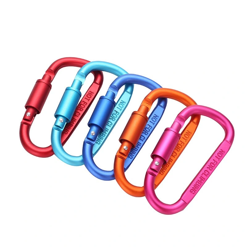 Not for Climbing Aluminum Nut Lock Carabiner Keychain