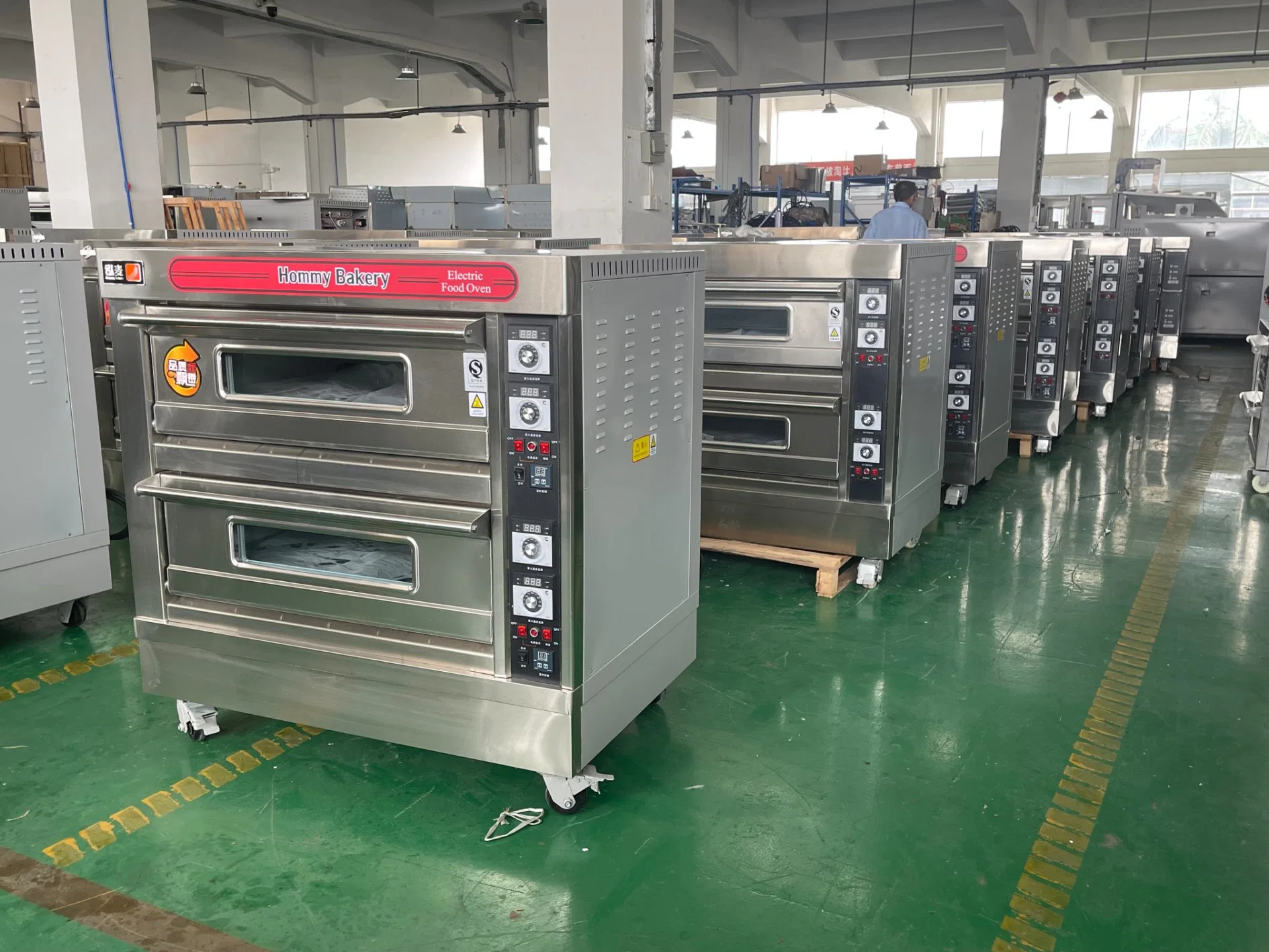 Electric Gas Bread Layer Deck Oven Industrial Commercial Bakery Baking Oven for Sale