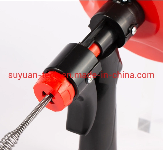 Self Feed Hand Operated Double Drain Dredge for Kitchen Toilet Drain Plug Hair Tool