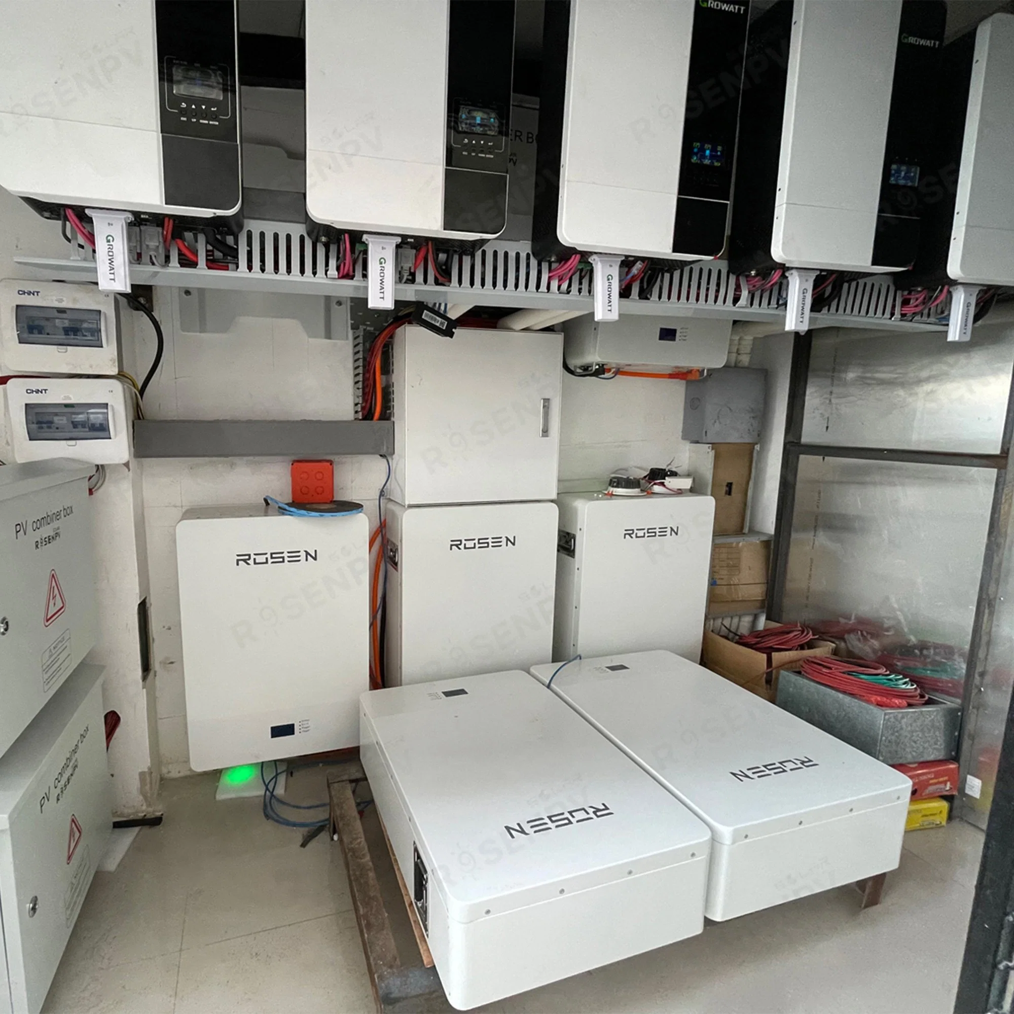 Rosenpv Solaranlage 30kVA Solar Power 20kVA 25kva 50kVA Hybrid Netzabschaltares Solarstromsystem