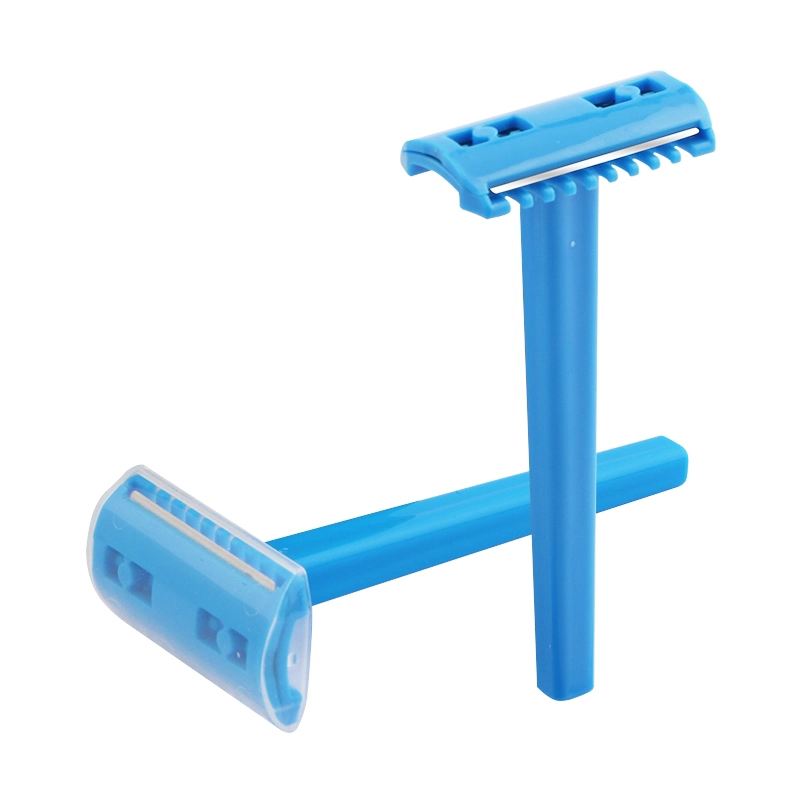 Double bord acier inoxydable lame plastique poignée jetable Hôpital Medical Prep Razor, Good Max Medical Razor