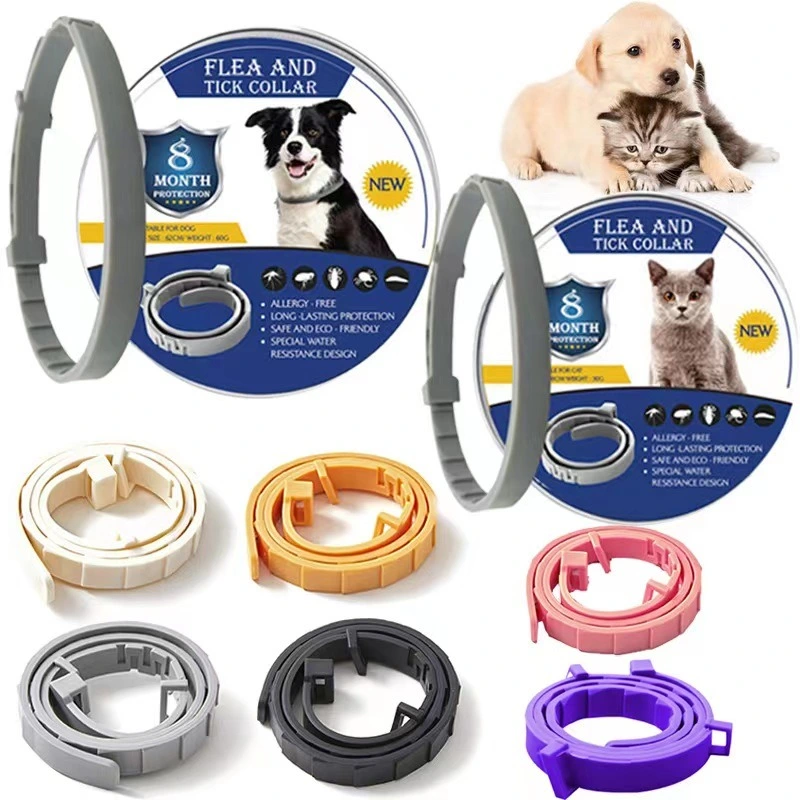 2023 Custom Printing Adjustable Pet Collars Flea Tick Cat and Dog Collar