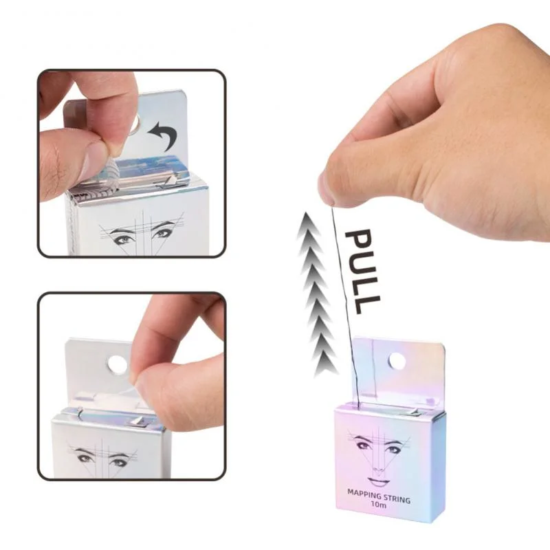 Eyebrow Positioning Marking Thread Eyebrow Mapping Thread Tattoo Ink Eyebrow Liner Symmetrical Eyebrow Marking Tool