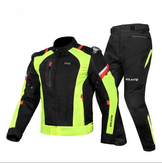 Traje de moto deportivo cortaviento para exteriores Nuevo diseño Moto de invierno Chaqueta tela de malla personalizada con textil de bajo precio