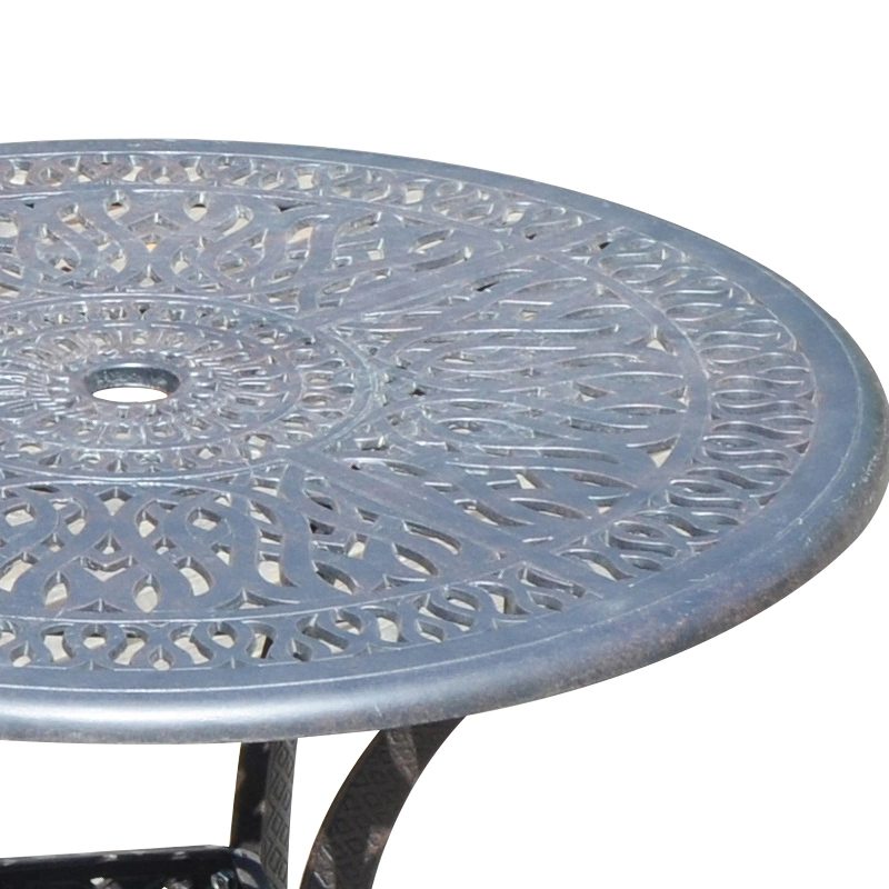 Cast Aluminum Patio Furniture Outdoor Garden Furniture Elizabeth Bar Table & Chair