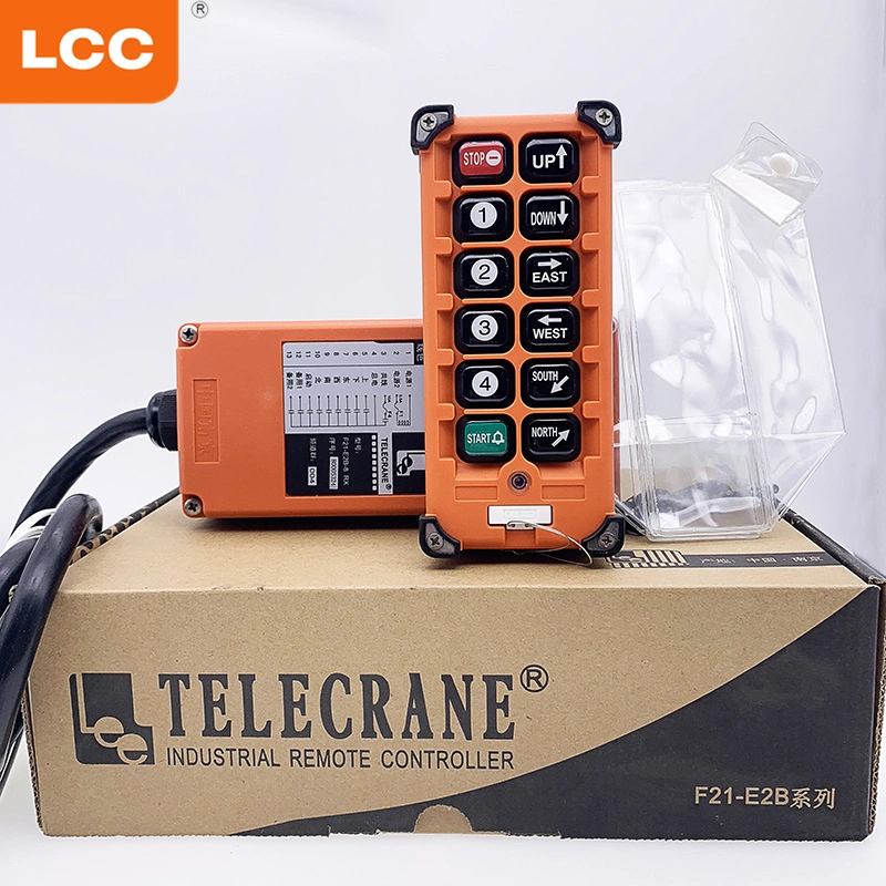 8 Channel F21-E2b-8 Wireless Crane Radio Remote Control Single Speed Controller for Cranes