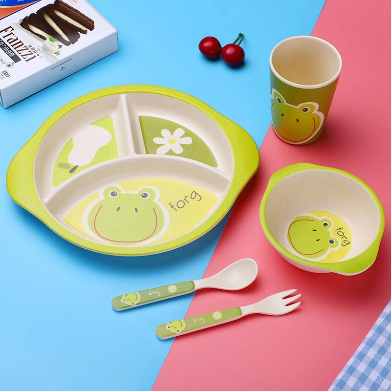 Cute Design Melamine Bamboo Fiber Tableware with Style Custom