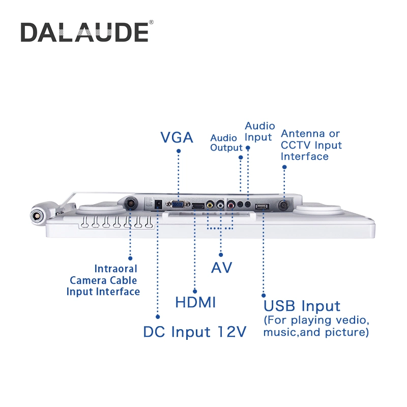 Dalaude Dental Endoskop Video Digitalkamera Intra Oral Kamera Dental Viewer CE ISO