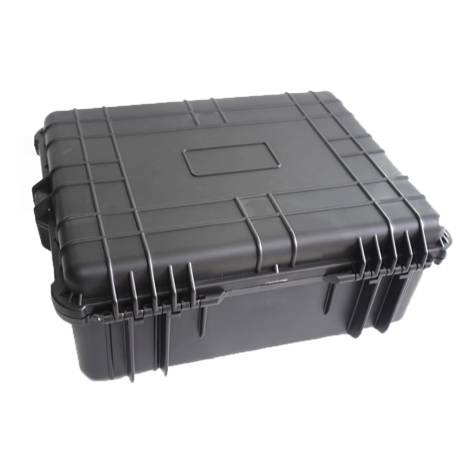 Black Tactical ABS Weatherproof Equipment Case with Customizable Foam