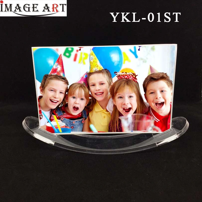 High quality/High cost performance  Rectangle Shaped Sublimation Crystal Photo with Base for Decoration