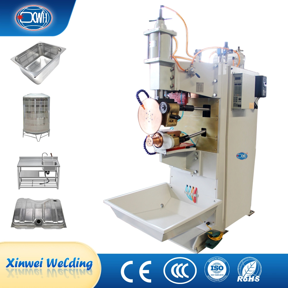 Tôle simple acier monophasé machines de soudage par le dessus Seam Soudeur