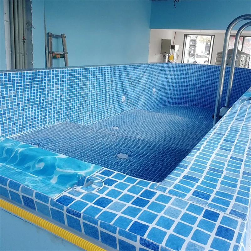 Discount Price Popular 1.5mm Thickness Mosaic Color PVC Liner for Swmimming Pools