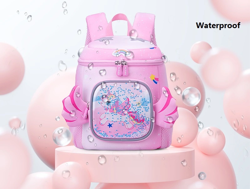 Fábrica al por mayor Unicorn niñas Bolsas escolares impermeable transpirable niños Mochila