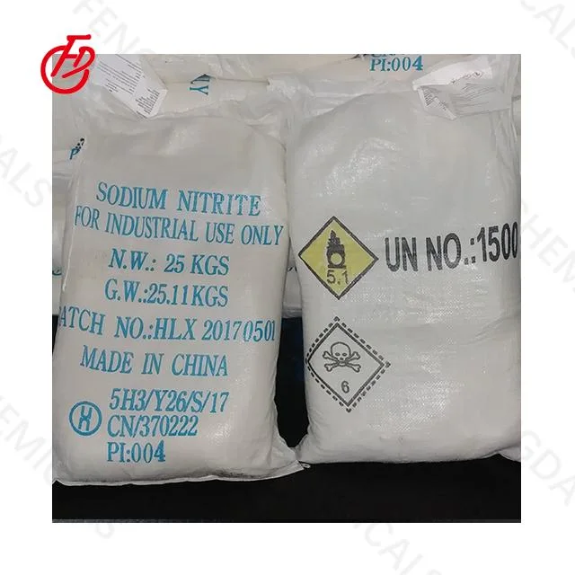 Sodium Nitrite 7632-00-0 Nano2 Sodium Nitrite