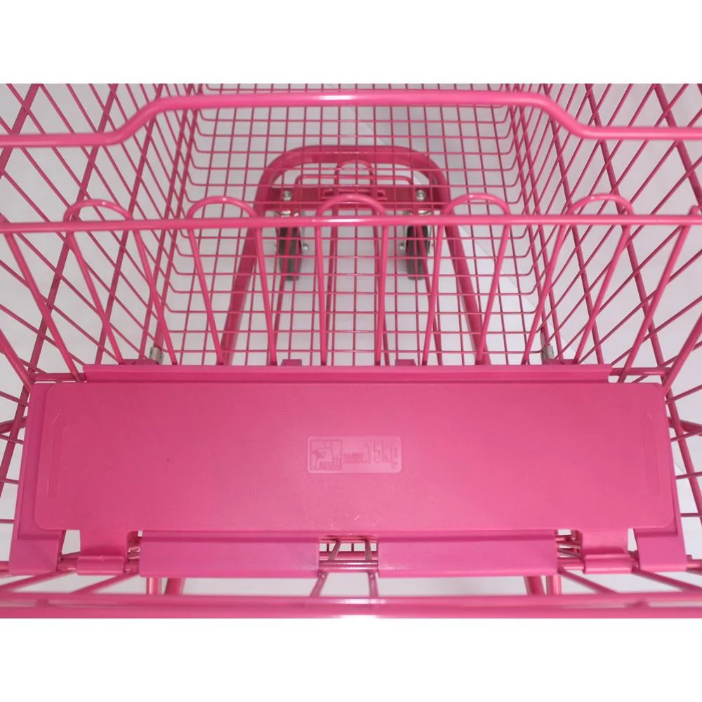 Large Capacity Zinc with Epoxy Shopping Trolley for Vegetable Purchase