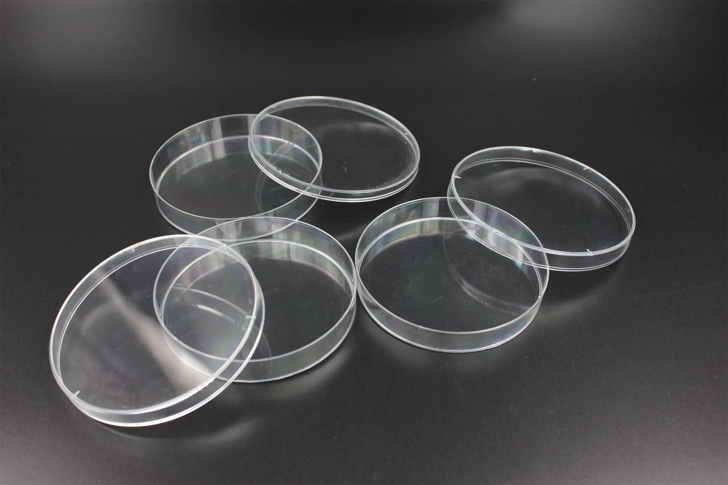 Disposable Bacteria Cell Culture Dish Sterile Plastic Petri Dish 90mm (two-compartment)