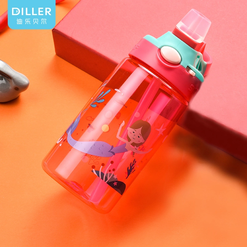 Drinking Printed Children Bottles Shaker Silicon Water Bottle for Kid
