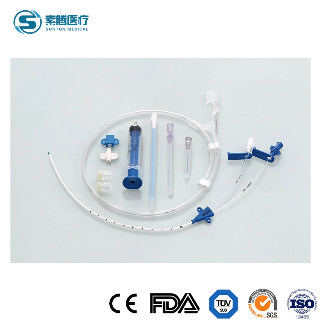 Sunton Medical Triple Lumen CVC Catheter Simple Kit China Surgical Grade Single Lumen CVC Set Manufacturer Cheap Price Medical Catheter Central Venous Kit