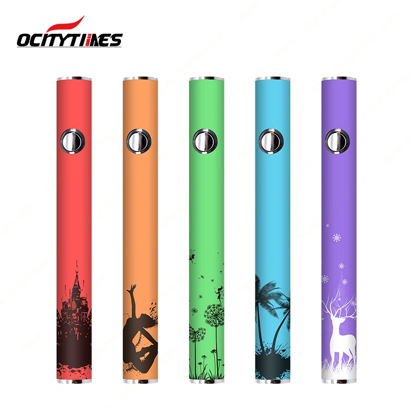 510 Thread Slim Variable Voltage Vape Pen Battery with USB Charger