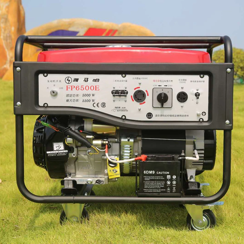 FP6500 60Hz 5.5KW Powered by YAMAHA Engine Portable Industrial Gasoline/Petrol Generator