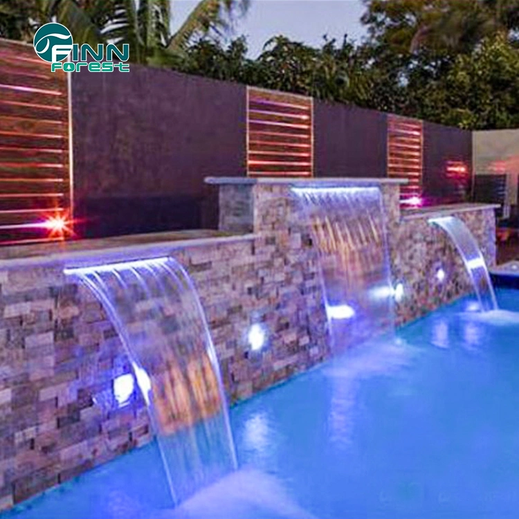 Stainless Steel Indoor or Outdoor SPA Pool Wall Fountain