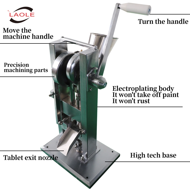 Manual Single Punch Candy Sugar Press Machine Tablet Press