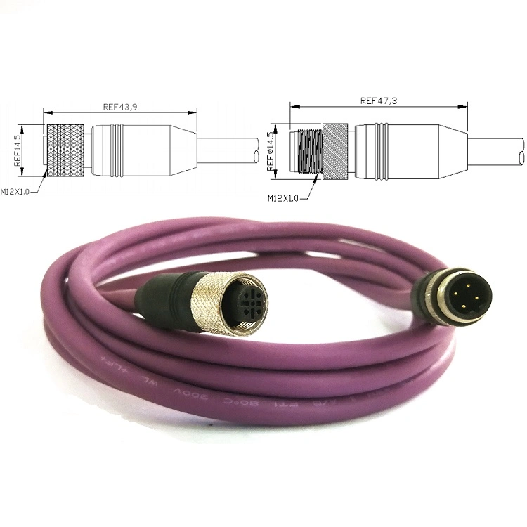 Bouchon de moteur personnalisé sur le fil électrique du connecteur du faisceau de câblage du moteur d'assemblage de câble