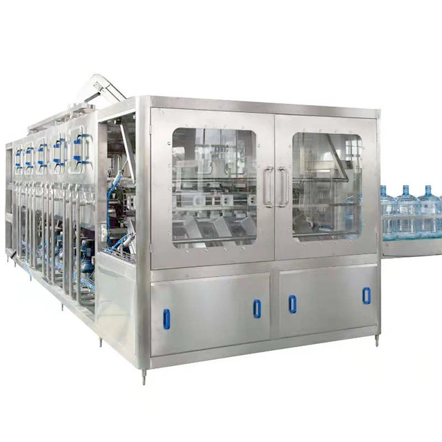 5 Gallon Bottle Pure Mineral Water Filling Line Manufacturers 450bph 5 Gallon Bottle Barrel Bucket 18.9L 19L 20L Drinking Water Filling Capping Packing