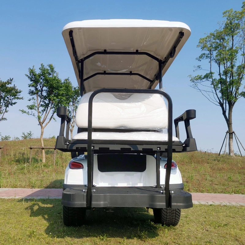 Lithium Battery Powered Golf Cart 8 Seater Electric Shuttle Bus