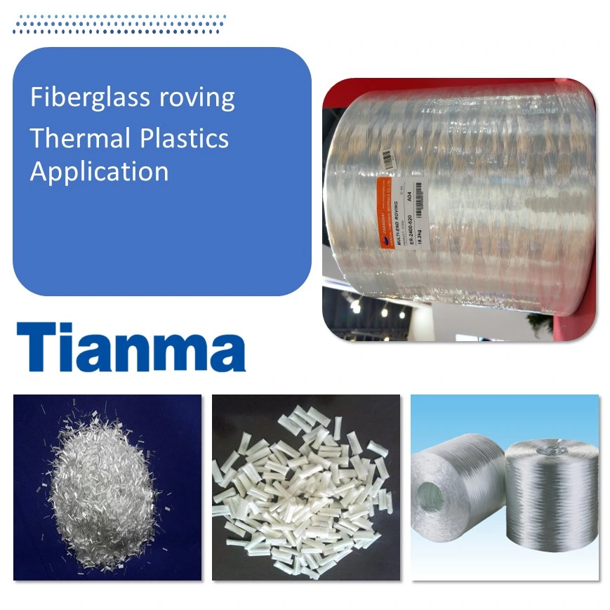 Thermoplastics Long Glass Fiber Roving, Compatible with Polypropylene Resin