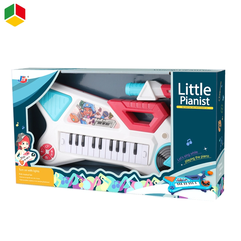 QS Multifunctional Puzzle Interactive Musical Instrument Baby Electronic Piano Children Educational Toys with Microphone