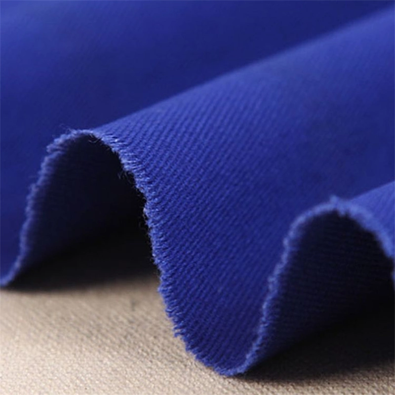 Fabricado en China Custom Poli algodón 100% algodón 21*21 de suave tejido de sarga Color sólido tejido textil impresión de Uniformes Ropa de trabajo