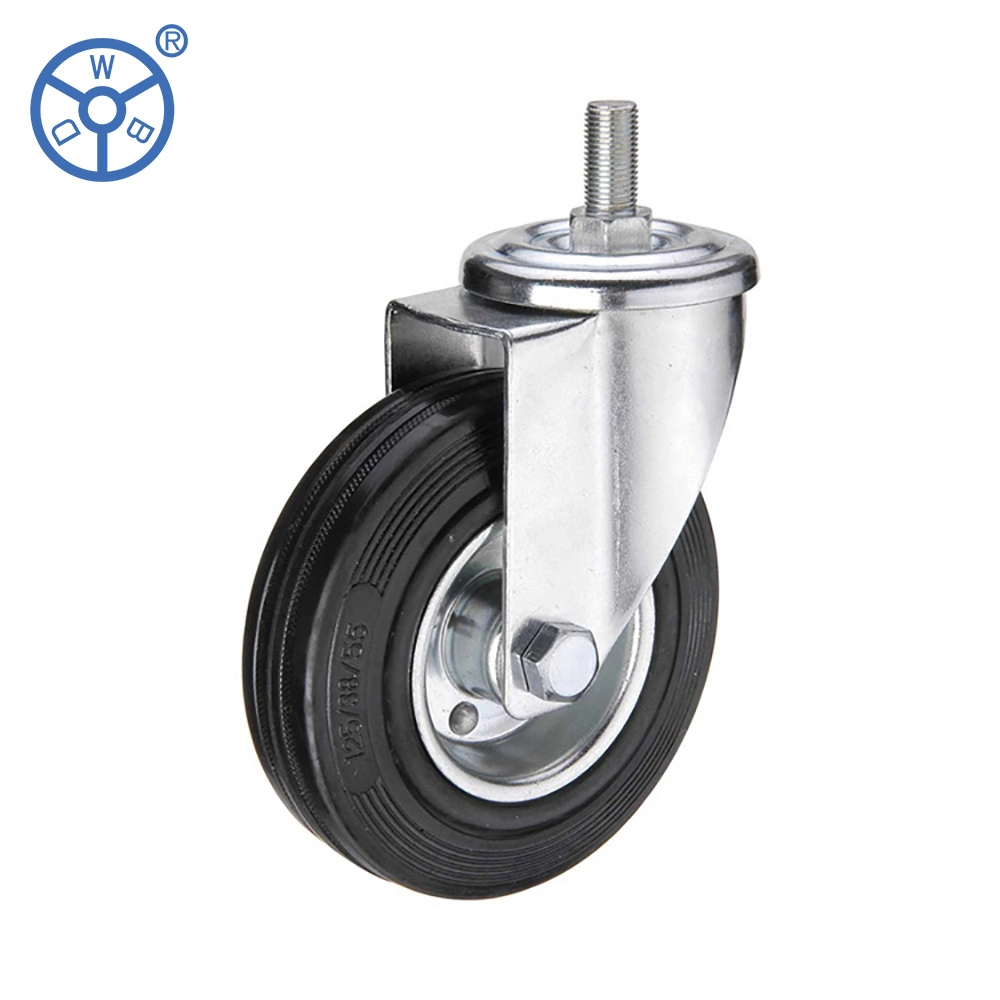 Wholesale/Supplier 80 mm Rubber Steel Wheel Moving Industrial Castor