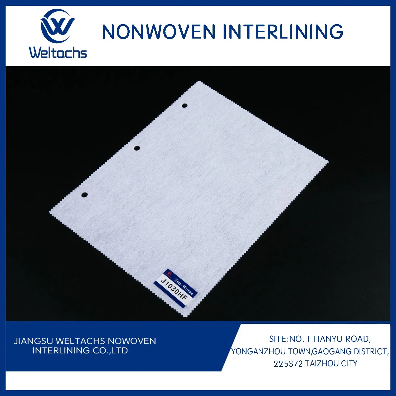 Chemical Bonding Raw Material Nonwoven Fabric for Embroidery Backing Use