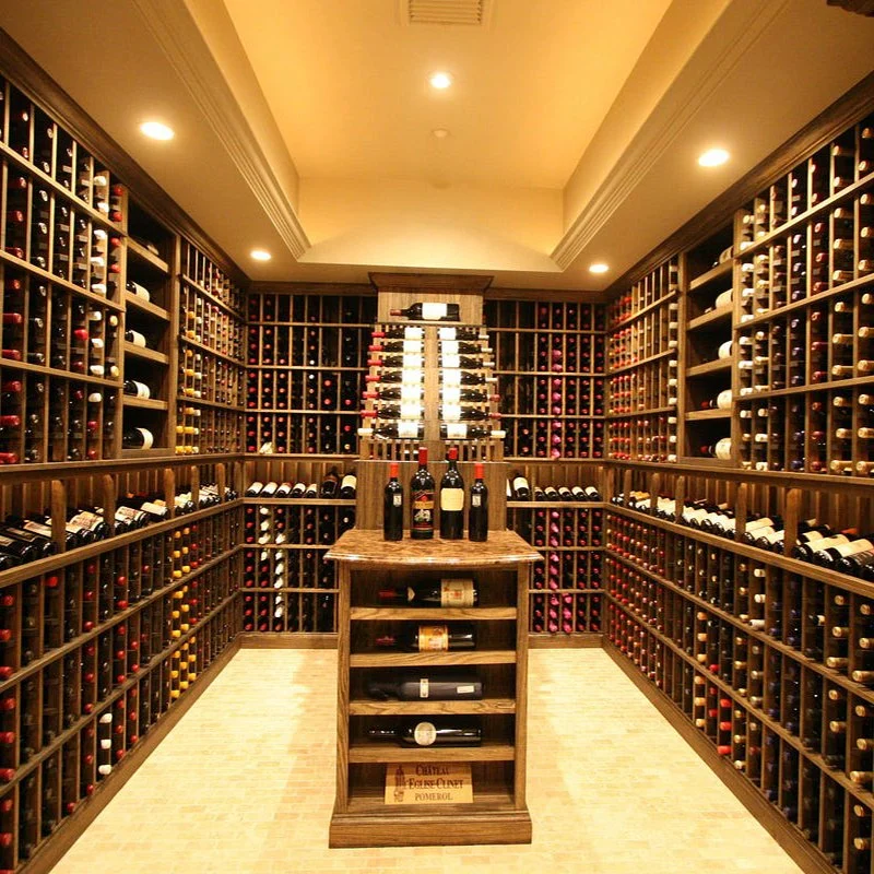Modern Luxury Hotel Constant Temperature Wine Rack Storage Cabinet Wine Display Cellar Furniture for Home