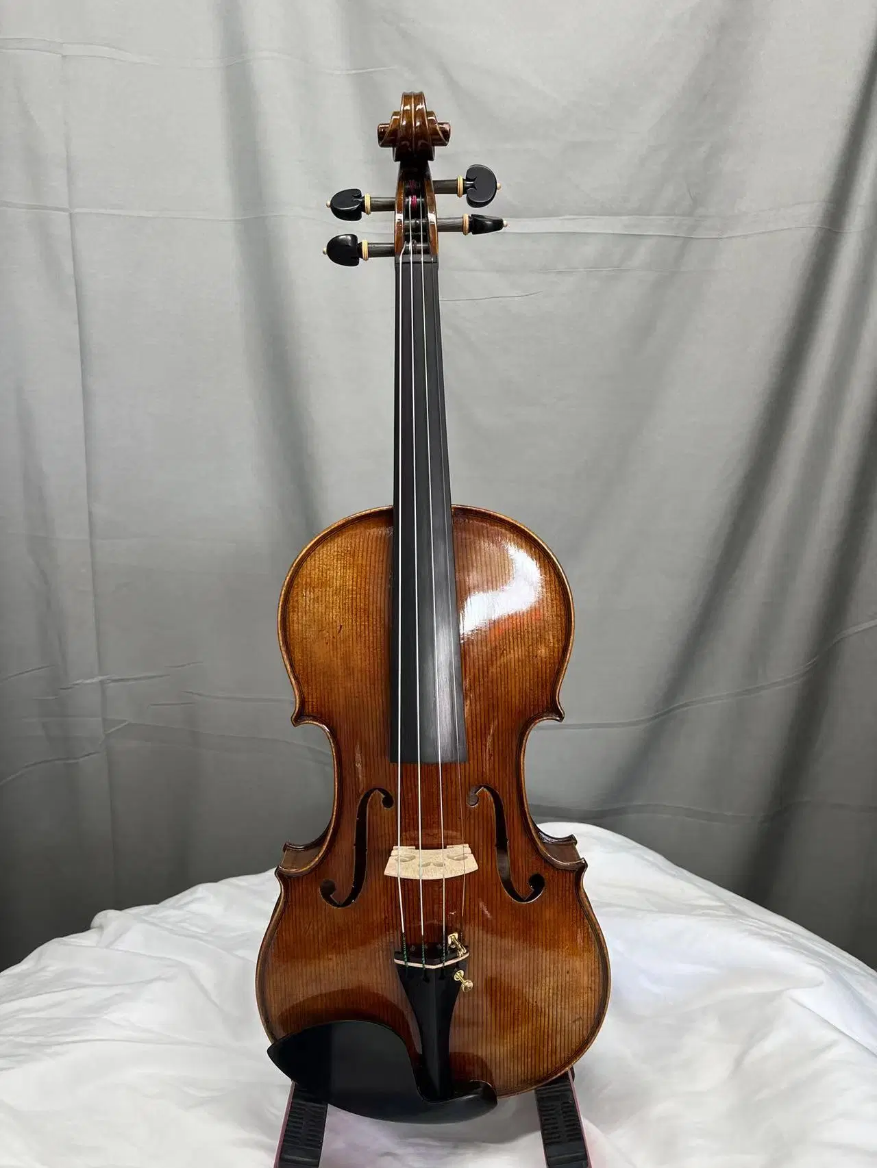 Sinomusik Hand Rubbed Antique Dark Brown Colour Violin for Sale