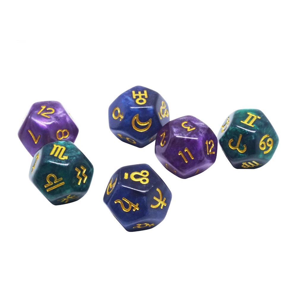 Fabricantes Gemstone RPG a medida Sharp Edge Games Mini D4 12mm 19mm Juego de DDN poliédrico de piedra de Casino Custom Blank 8mm 16mm 20 Dados resina caras