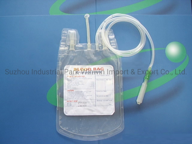 Disposable PVC Blood Bag with Needle for Blood Tranfusion