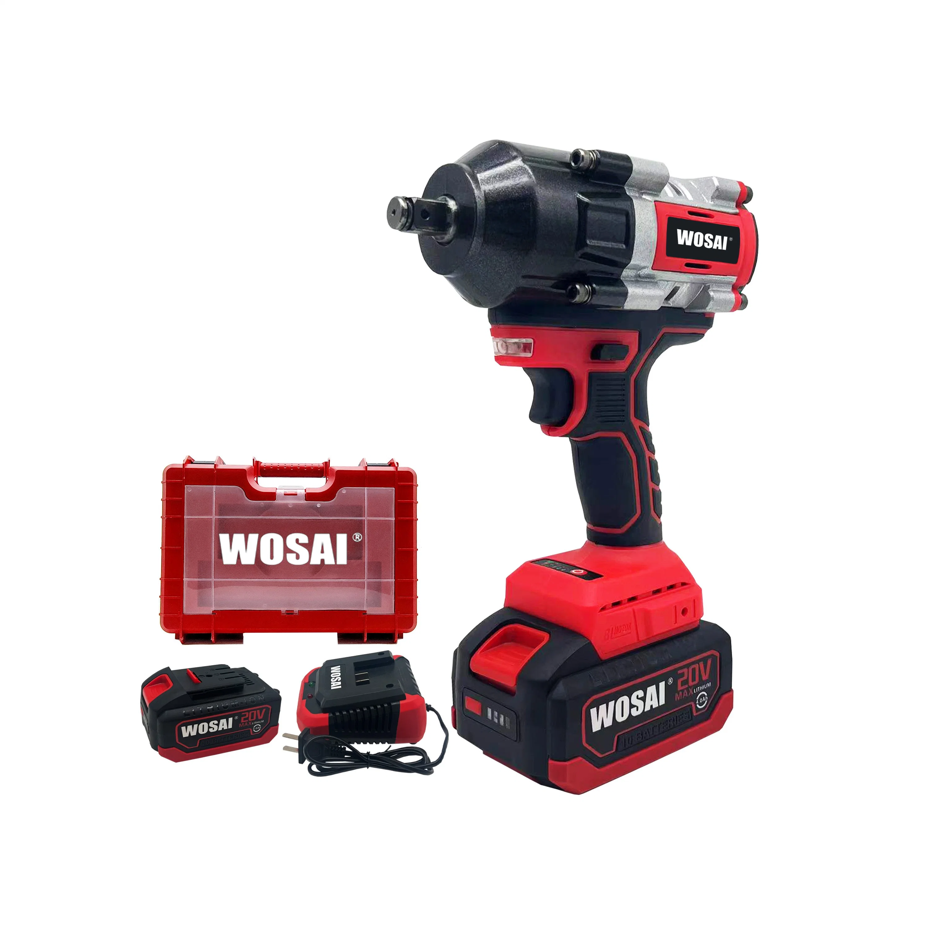 Brushless 20V 800nm Battery Wireless 1/2 Portable Torque Power Cordless Impact Wrench High Torque Wrench Tool