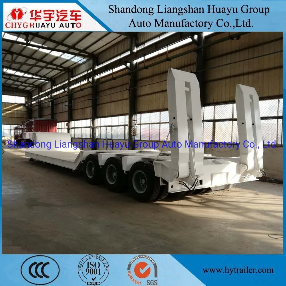 2 Lines / 3 Lines Heavy Equipment Transportation Semitrailers for Heavy Machine