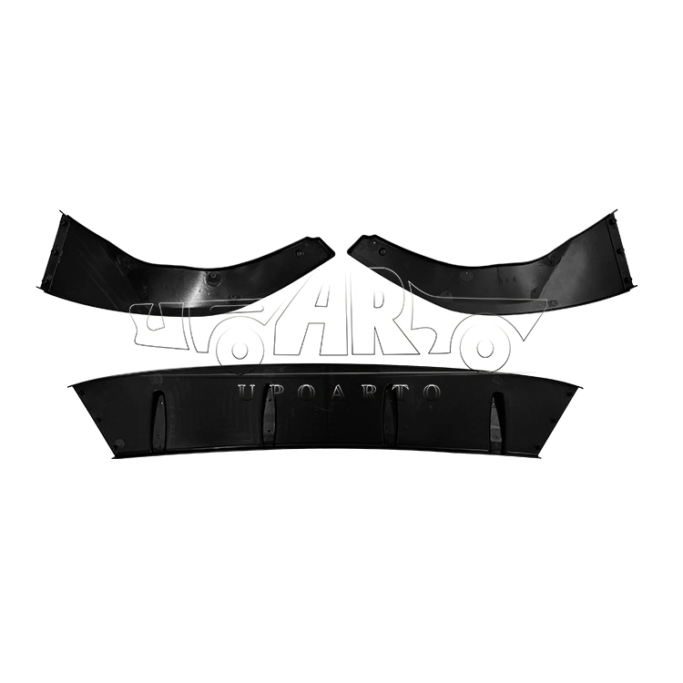 ABS Plastic Carbon Fiber 3 Parts Front Lip Trim for VW Volkswagen Golf 8 Gti Mk8 Gti