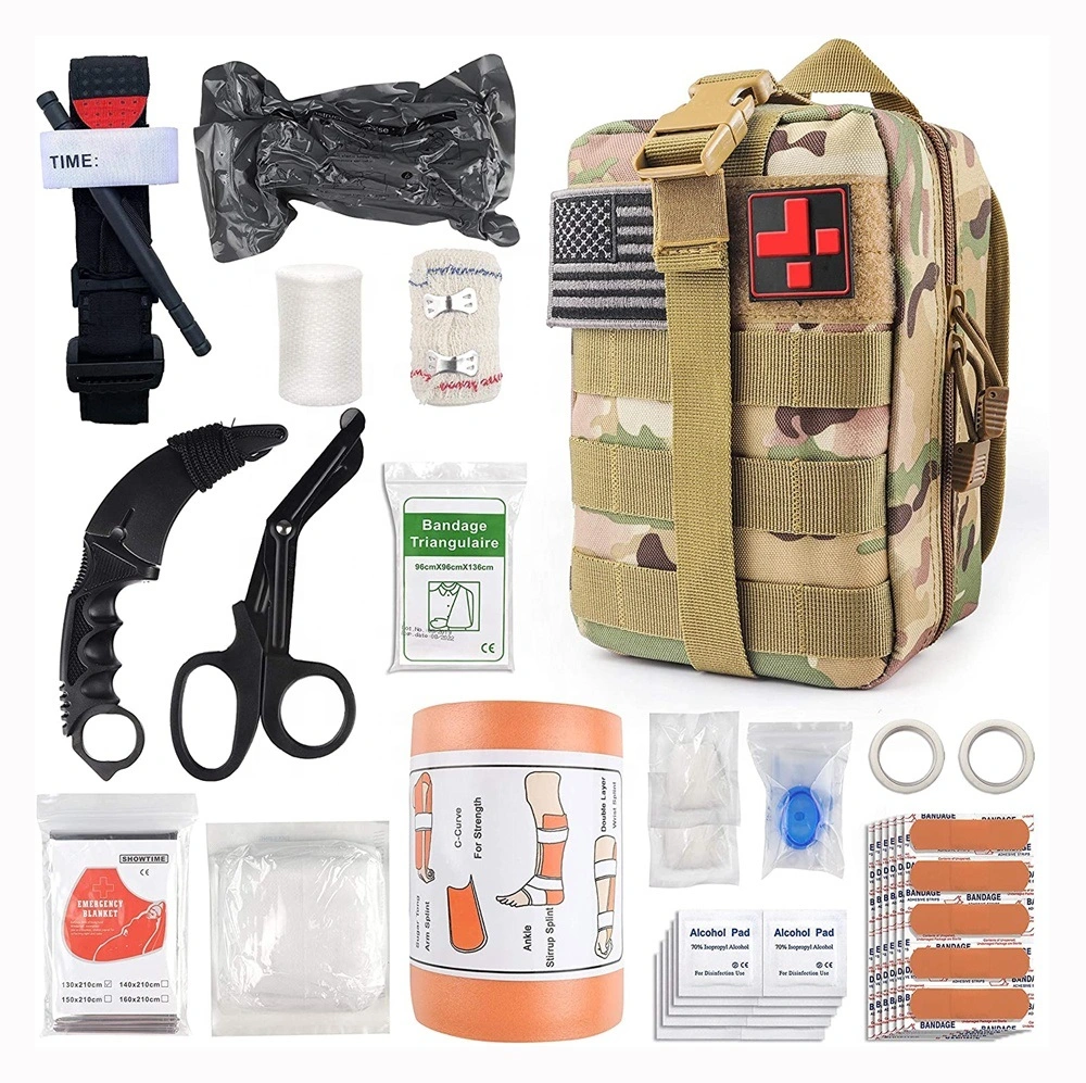 Outdoor Camping Survival Nylon Waterproof Portable First Aid Kit Bag