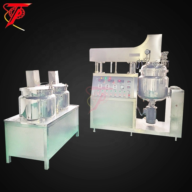 200L Hot Sale High Shear Homogenizer Cosmetic Cream Mixer Vacuum Emulsifying Wax Cosmetics Making Machine for Lotion Emulsifier