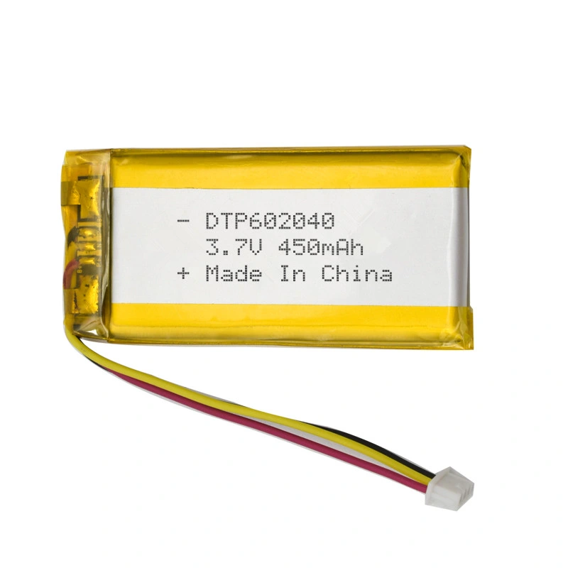 Custom 3.7V 450mAh Li-ion Battery Rechargeable Lipo Battery for Electronic Products