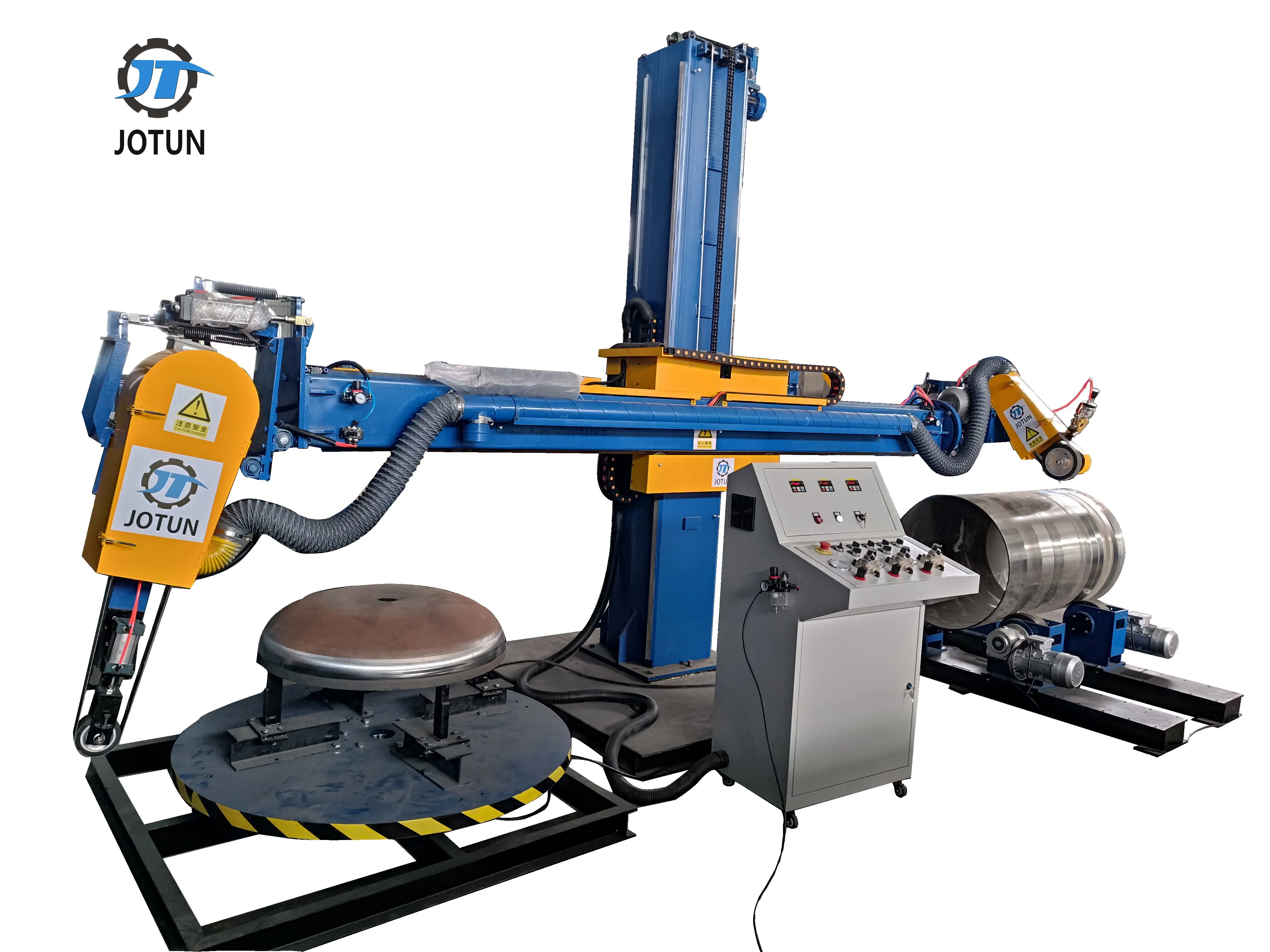 Jotun Customized Abrasive Belt Grinding Stainless Steel Dish & Tank Polishing Machine