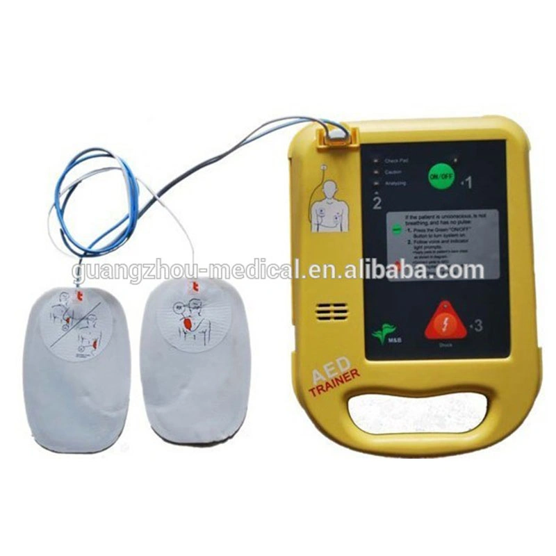 Hospital Clinic School Portable Aed Defibrillator Trainer Automated External Defibrillator Machine