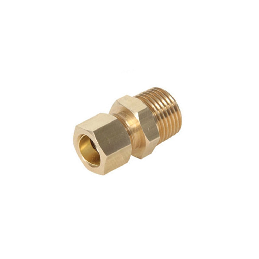 Professional Customized Tee Brass Pipe Fittings Machinery Metal Spare Parts