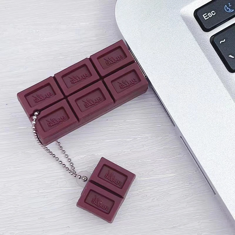 Creative Chocolate U Disk for Promotional PVC Customized Gift USB Flash Drive