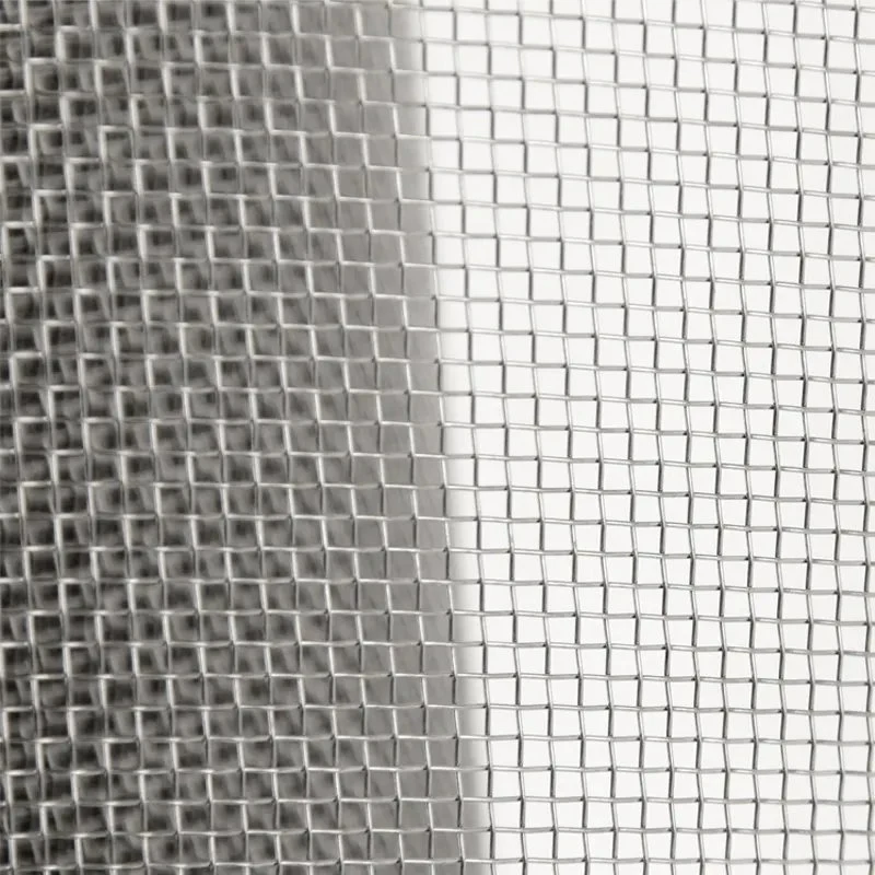 Magnetic Door Curtain Iron Window Mosquito Net Window Screen Stainless Steel Woven Wire Mesh Plain Weave Protecting Security Mesh