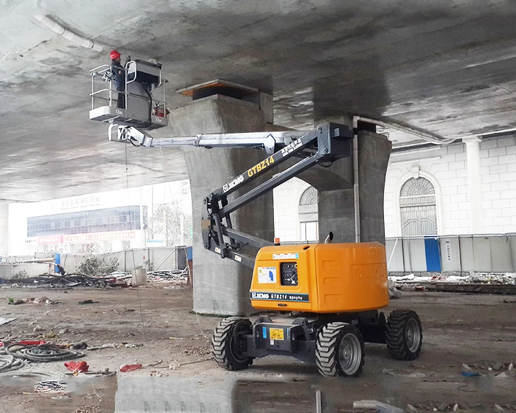 XCMG Mobile Electric Boom Lift Work Platform 14m Gtbz14jd Articulated Boom Lift for Sale